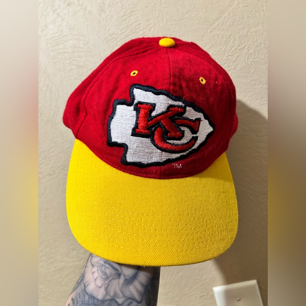 Vintage Kansas City chiefs Team NFL 100% wool SnapBack hat